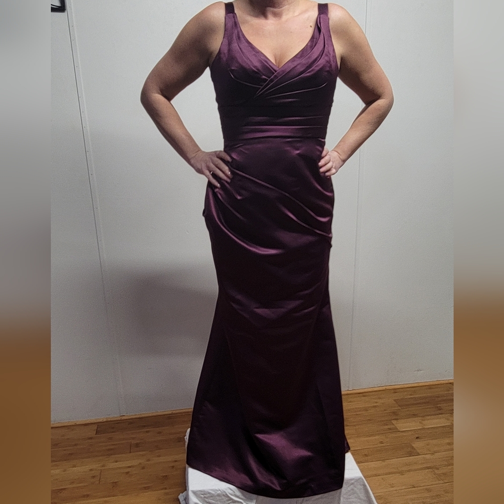 Satin Fitted Gown